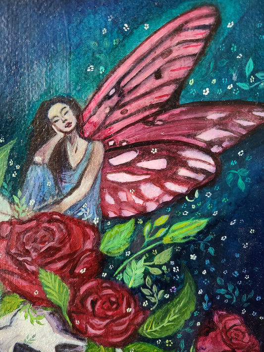 Disconnected (Study) - Mixed Media and Oil on Paper