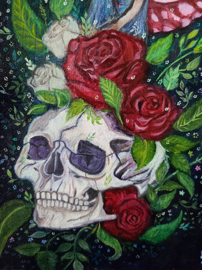 Disconnected (Study) - Mixed Media and Oil on Paper